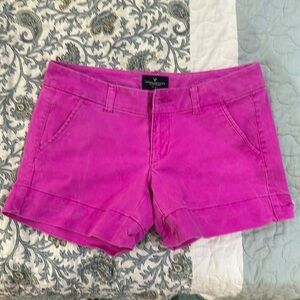 Pink American eagle shorts